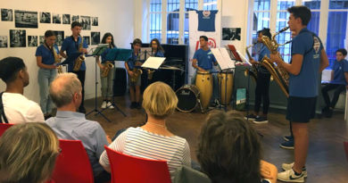 Les jeunes saxophonistes bèglais la machine a musique jazz